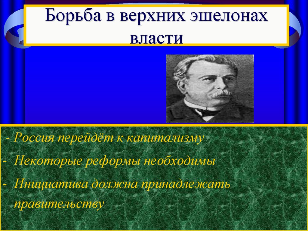 Борьба в верхних эшелонах власти