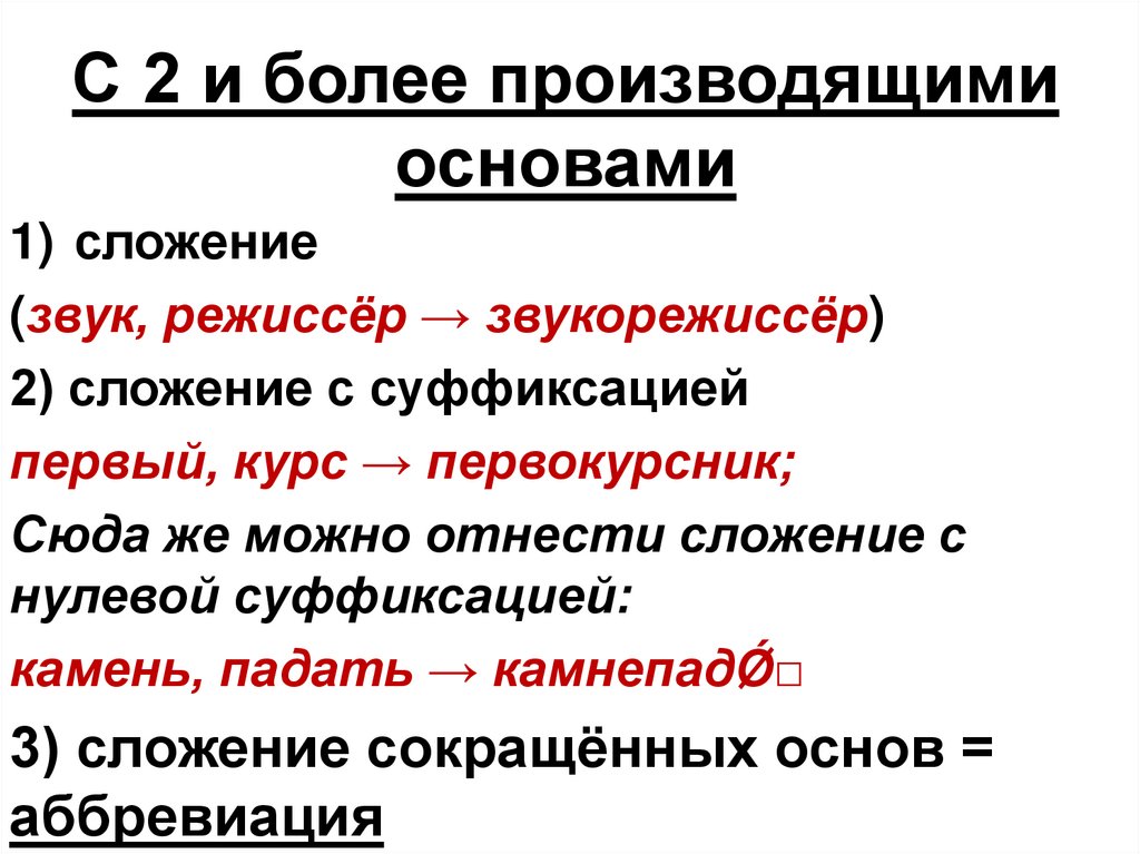 Объясните значение тэ и производящих основ haemolysis. Словообразование аббревиация. Телескопическая аббревиация. Производящая основа. Производящая и мотивированная основа.