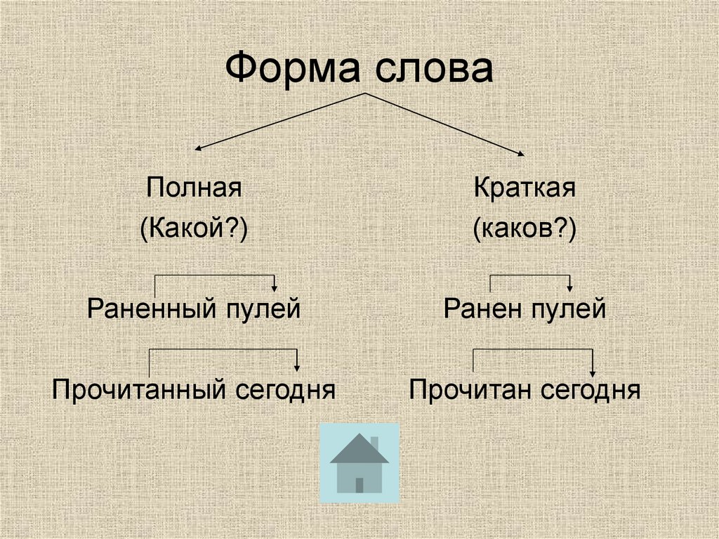 Форма слова