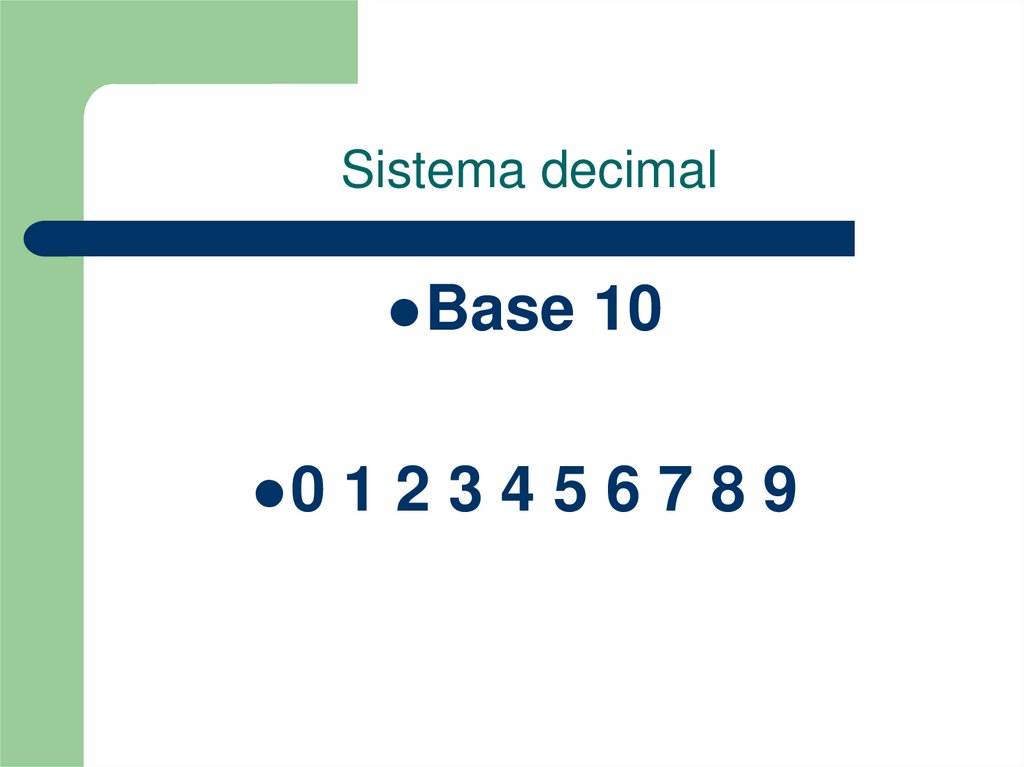 Sistema decimal