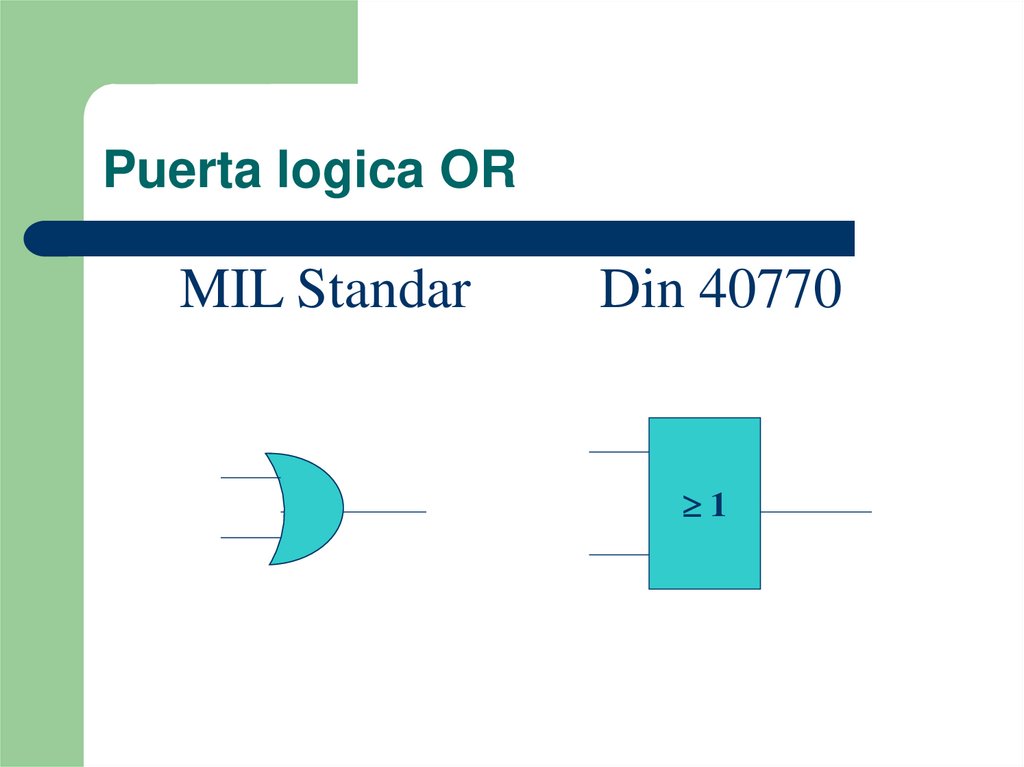 Puerta logica OR