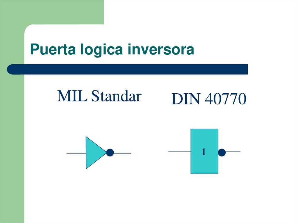 Puerta logica inversora