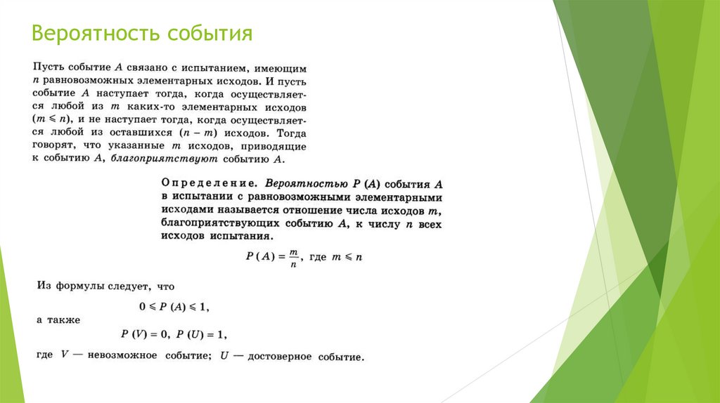 положения теории