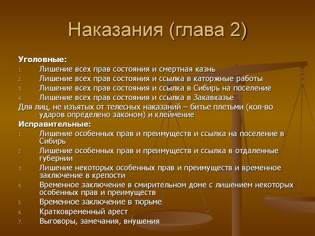 Уложение о наказаниях уголовных