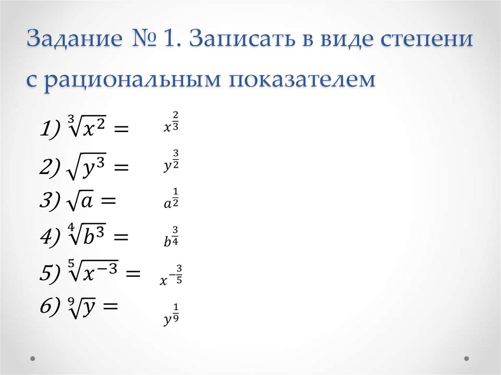 Запишите в виде степени 2