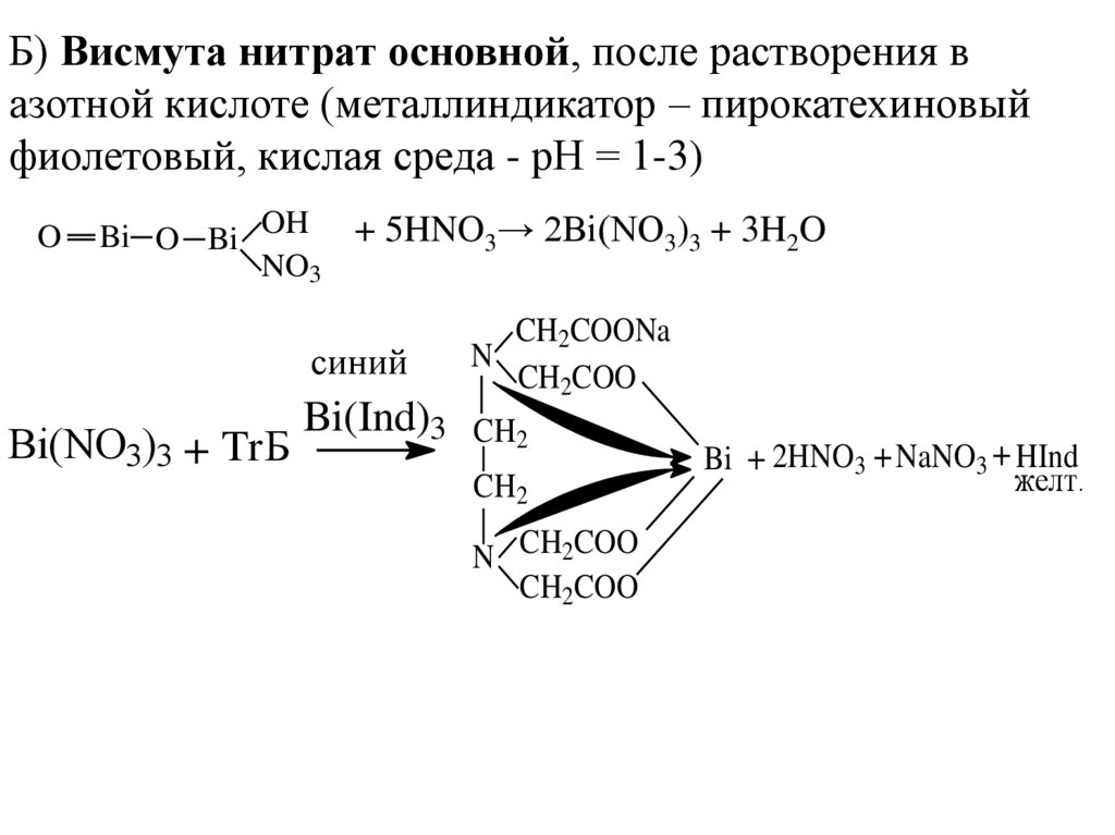 Основный нитрат висмута на латинском в рецепте