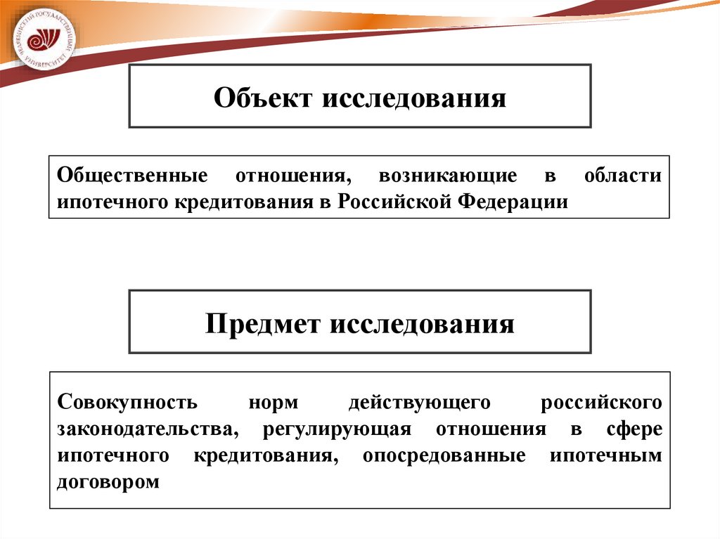 Ипотека (залог недвижимости) как способ обеспечения исполнения обязательства - презентация онлайн