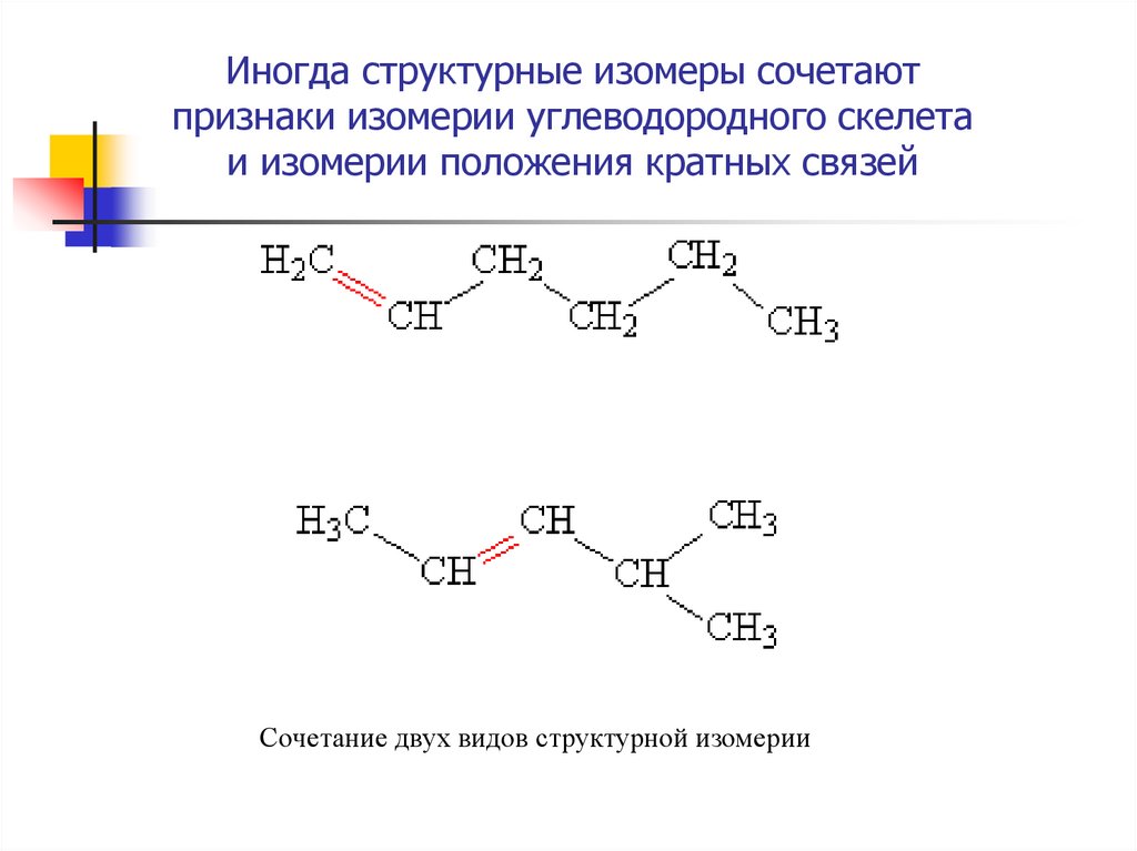 Структурными изомерами являются