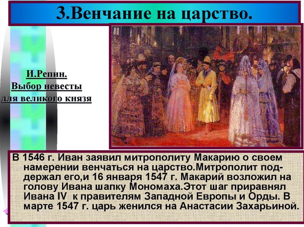 Первый обряд венчания на царство 1498. Венчание на царство как проходило. Венчание любви на царство. Венчание Ивана 4 на царство картина.