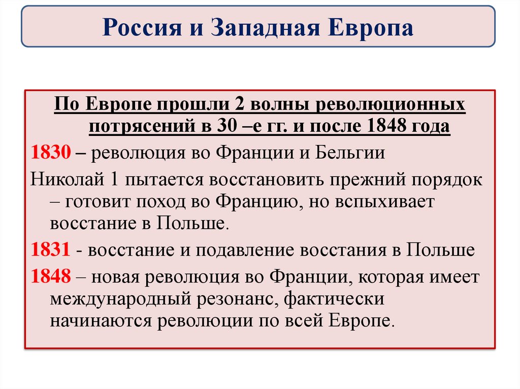 История внешней политики франции. Внешняя политика России Николая 1. Внешняя политика Николая 1 Россия и Западная Европа. Россия и революция в Европе. Россия и Западная Европа при Николае 1.