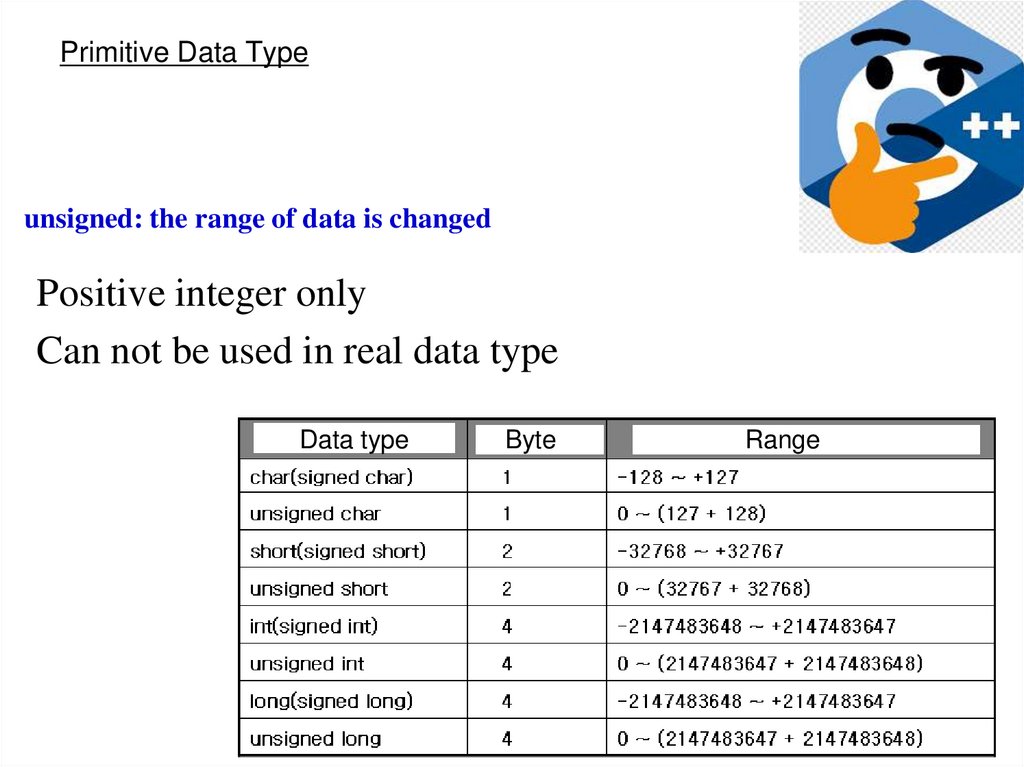Primitive Data Type