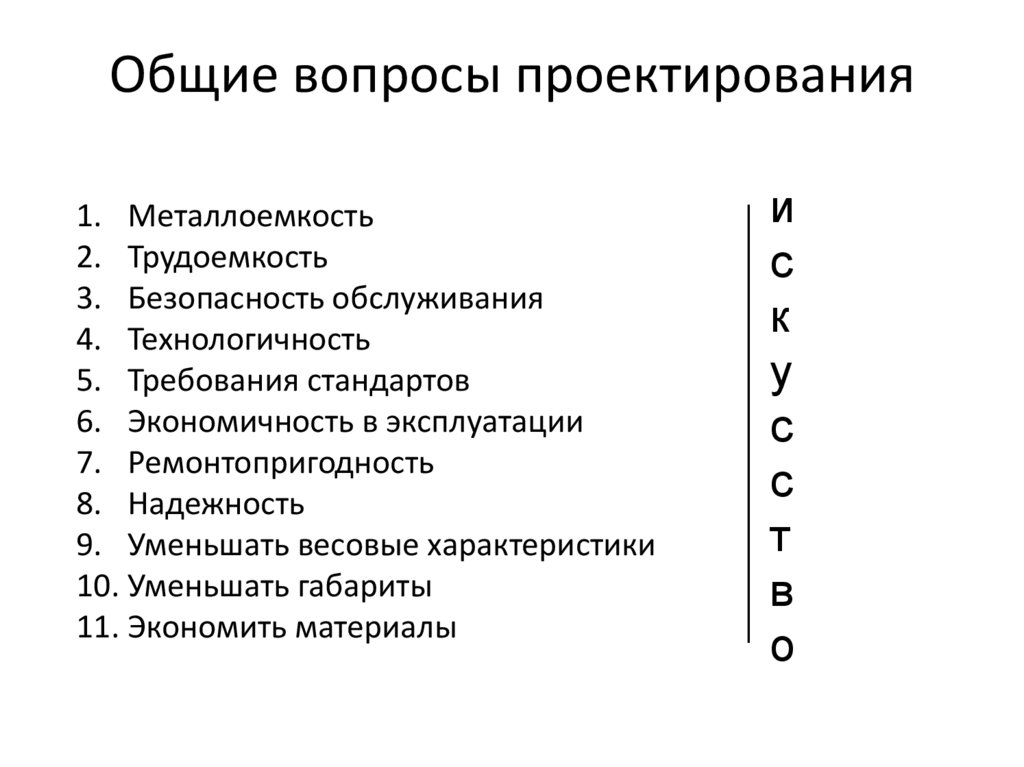 Проектирование вопросы