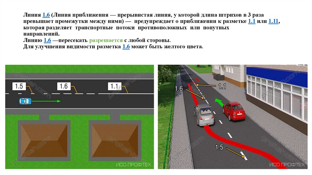 Увеличение протяженности. Стандарт разметки прерывистой линии. Разметка линия приближения. Парковочная разметка прерывистая. Короткие прерывистые линии разметки.