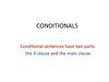 Conditional sentences