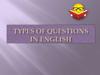 Types of questions in English