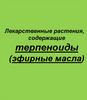 Лекарственные растения, содержащие терпеноиды (эфирные масла)