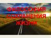 Философия сохранения жизни. ПДД