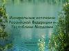 Минеральные источники Российской Федерации и Республики Мордовия