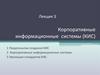 Корпоративные информационные системы (КИС)