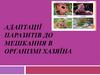 Адаптації паразитів до мешкання в організмі хазяїна