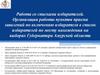 Работа со списками избирателей. Организация работы пунктов приема заявлений по включению избирателя в список избирателей