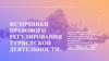 Источники правового регулирования туристской деятельности