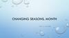 Changing seasons. Month