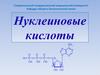 Нуклеиновые кислоты