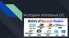 История Windows OC