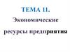 Экономические ресурсы предприятия