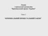 Кримінальний процесуальний закон  (тема 2)