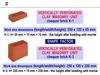Vertically Perforated Clay Masonry Unit