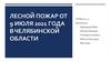Лесной пожар от 9 июля 2021 года в Челябинской области