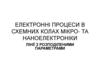 Електронні процеси в схемних колах мікро- та наноелектронік. Лінії з розподіленими параметрами