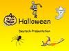 Halloween. Deutsch-Präsentation
