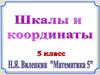 Шкалы и координаты  (5 класс)