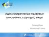 Административные правовые отношения, структура, виды