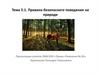 Правила безопасного поведения на природе. Тема 5.1