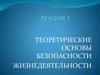 Теоретические основы безопасности жизнедеятельности. Тема 1