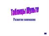 Таблицы Шульте. Развитие внимания