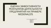 Оценка эффективности результатов деятельности предприятий на примере Mcdonald's