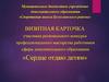 Визитная карточка участника регионального конкурса профессионального мастерства работников сферы дополнительного образования