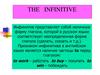 The Infinitive
