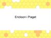 Erickson i Piaget