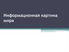 Информационная картина мира