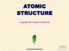 Atomic structure