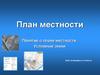 План местности. Понятие о плане местности. Условные знаки