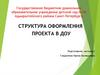 Структура оформления проекта в ДОУ