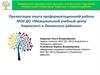 Презентация опыта профориентационной работы МОУ ДО «Межшкольный учебный центр Кировского и Ленинского районов»