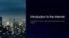 Introduction to the Internet